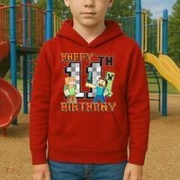 Group Shot 11th Birthday Kids Hoodie thumb 2