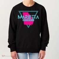 Marietta Georgia Souvenir Ga Retro Triangle Women's Sweatshirt thumb 0