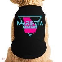 Marietta Georgia Souvenir Ga Retro Triangle Doggie Tank thumb 0