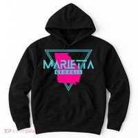 Marietta Georgia Souvenir Ga Retro Triangle Hoodie thumb 0