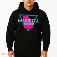 Marietta Georgia Souvenir Ga Retro Triangle Hoodie thumb 2