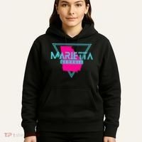 Marietta Georgia Souvenir Ga Retro Triangle Hoodie thumb 5