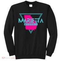 Marietta Georgia Souvenir Ga Retro Triangle Sweatshirt thumb 0