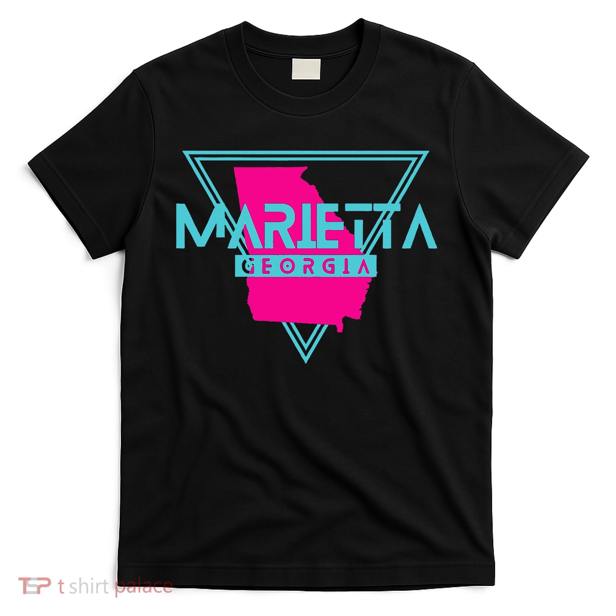 Marietta Georgia Souvenir Ga Retro Triangle T-Shirt