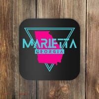Marietta Georgia Souvenir Ga Retro Triangle Coaster thumb 0