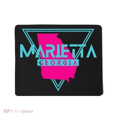 Marietta Georgia Souvenir Ga Retro Triangle Mousepad