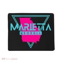 Marietta Georgia Souvenir Ga Retro Triangle Mousepad thumb 0