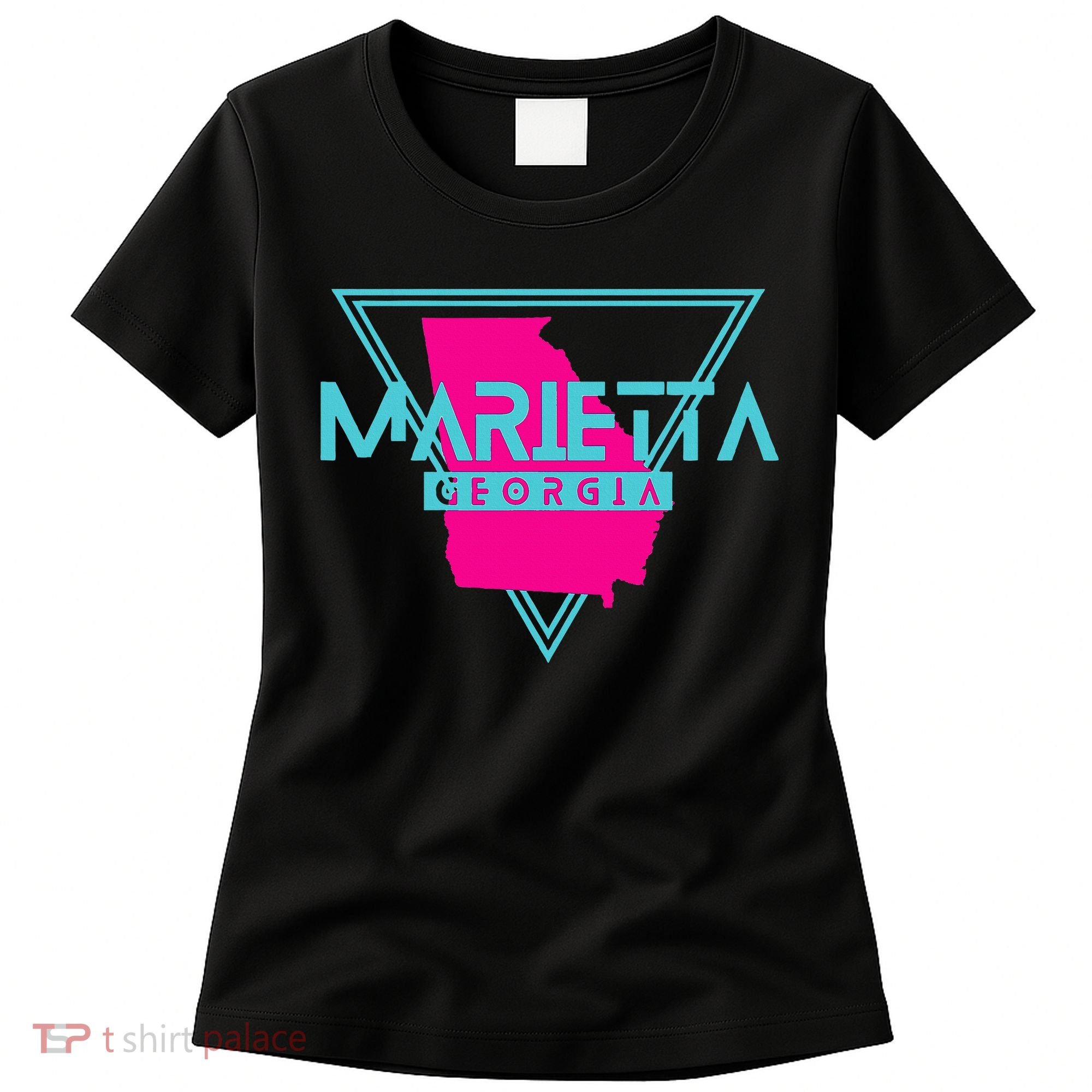 Marietta Georgia Souvenir Ga Retro Triangle Women's T-Shirt