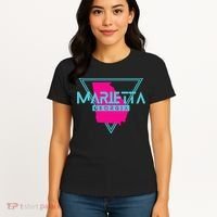 Marietta Georgia Souvenir Ga Retro Triangle Women's T-Shirt thumb 4