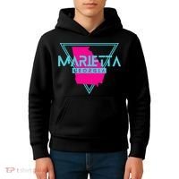 Marietta Georgia Souvenir Ga Retro Triangle Kids Hoodie thumb 4