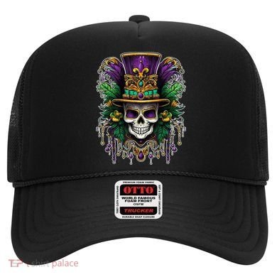 Mardi Gras Sugar Skull Party Hat