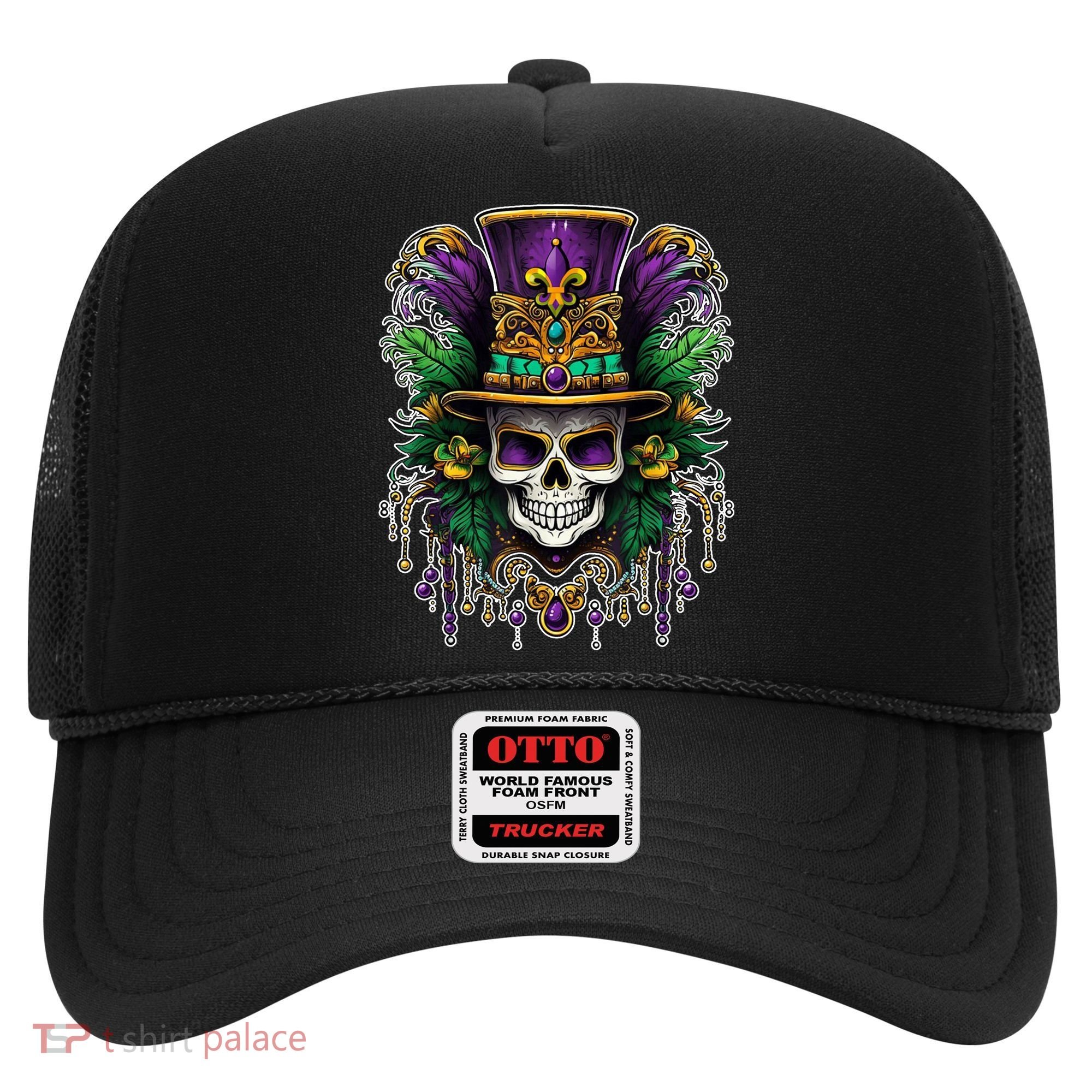 Mardi Gras Sugar Skull Party Hat