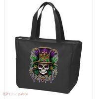 Mardi Gras Sugar Skull Party Tote Bag thumb 3