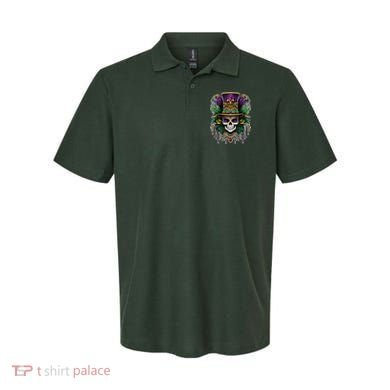 Mardi Gras Sugar Skull Party Polo