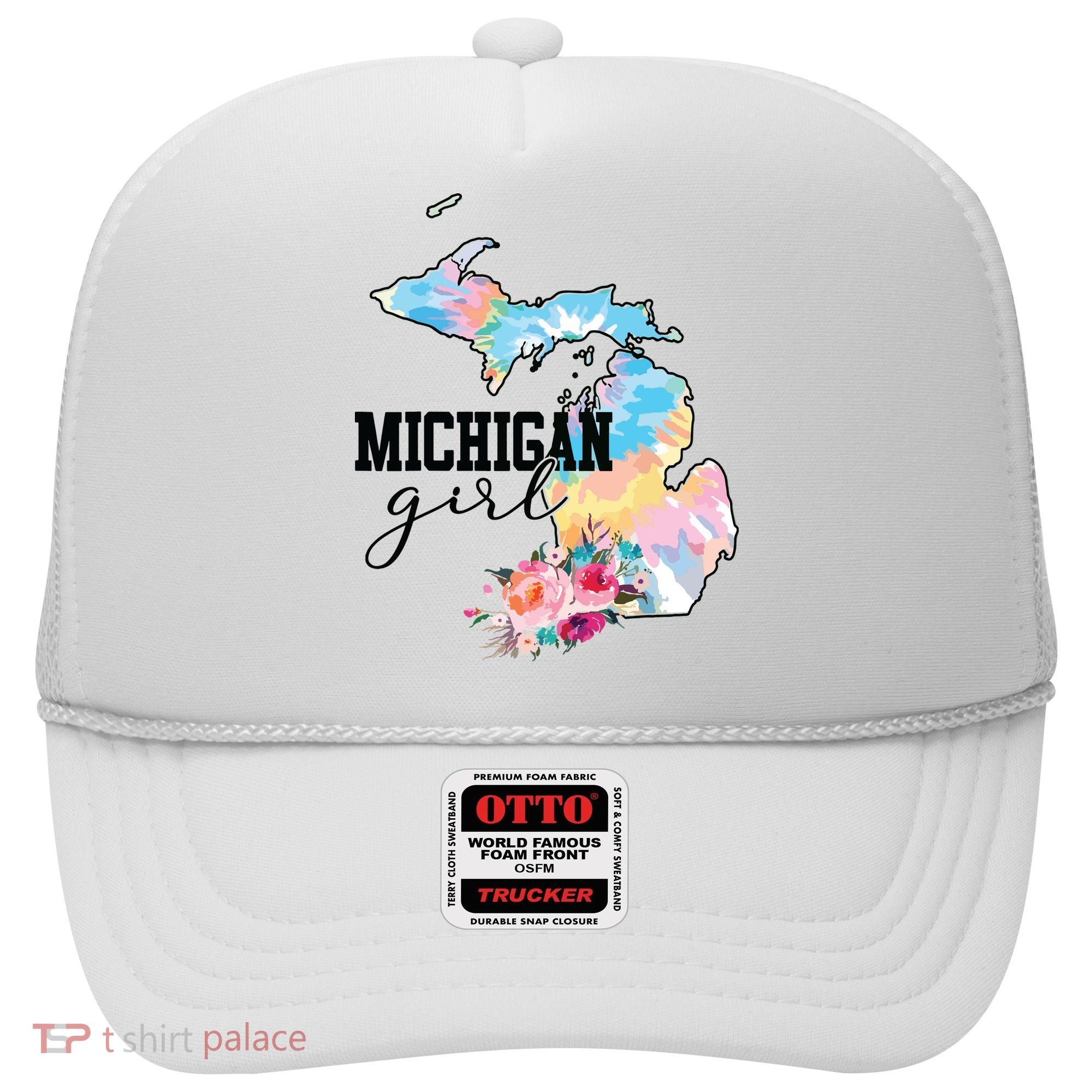 Michigan Girl Tie Dye State Michigan Lovers Hat