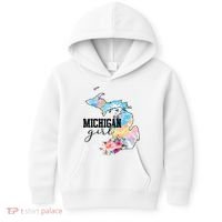 Michigan Girl Tie Dye State Michigan Lovers Kids Hoodie thumb 0