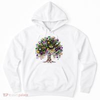 Mardi Gras Tree Beads New Orleans 2025 Festival Bead Tree Hoodie thumb 0