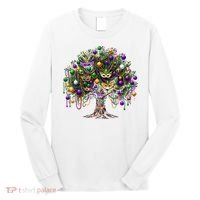 Mardi Gras Tree Beads New Orleans 2025 Festival Bead Tree Long Sleeve Shirt thumb 0