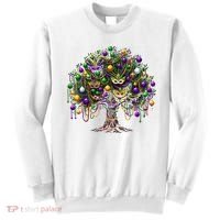Mardi Gras Tree Beads New Orleans 2025 Festival Bead Tree Sweatshirt thumb 0