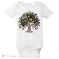 Mardi Gras Tree Beads New Orleans 2025 Festival Bead Tree Baby Bodysuit thumb 0