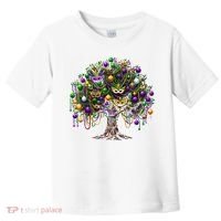 Mardi Gras Tree Beads New Orleans 2025 Festival Bead Tree Toddler T-Shirt thumb 0