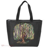 Mardi Gras Tree Beads New Orleans 2025 Festival Bead Tree Tote Bag thumb 0