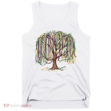 Mardi Gras Tree Beads New Orleans 2025 Festival Bead Tree Tank Top