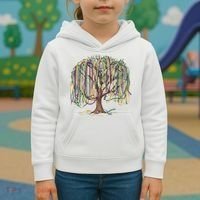 Mardi Gras Tree Beads New Orleans 2025 Festival Bead Tree Kids Hoodie thumb 3