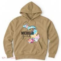Michigan Girl Tie Dye State Michigan Hoodie thumb 0