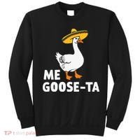 Me Goose Ta Goose Fiesta Humor Pun Mexican Party Sweatshirt thumb 0