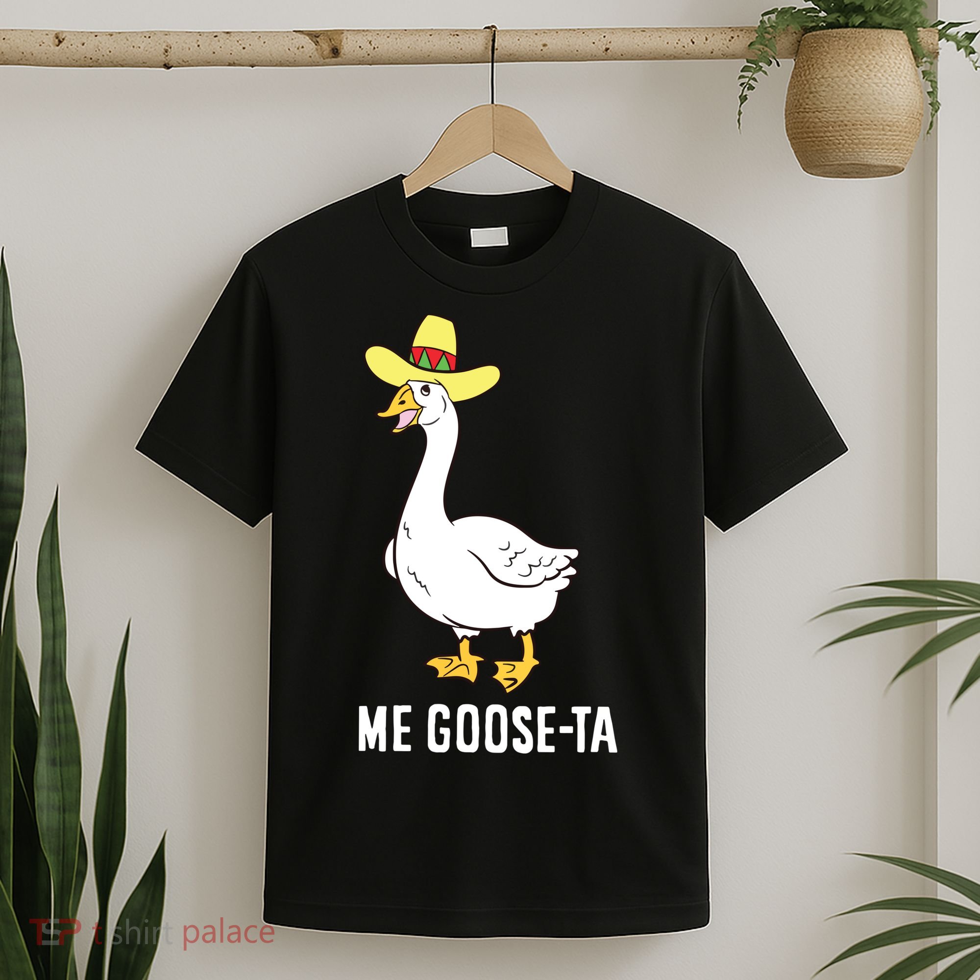 Me Goose Ta Mexican Funny Spanish Goose Pun T-Shirt
