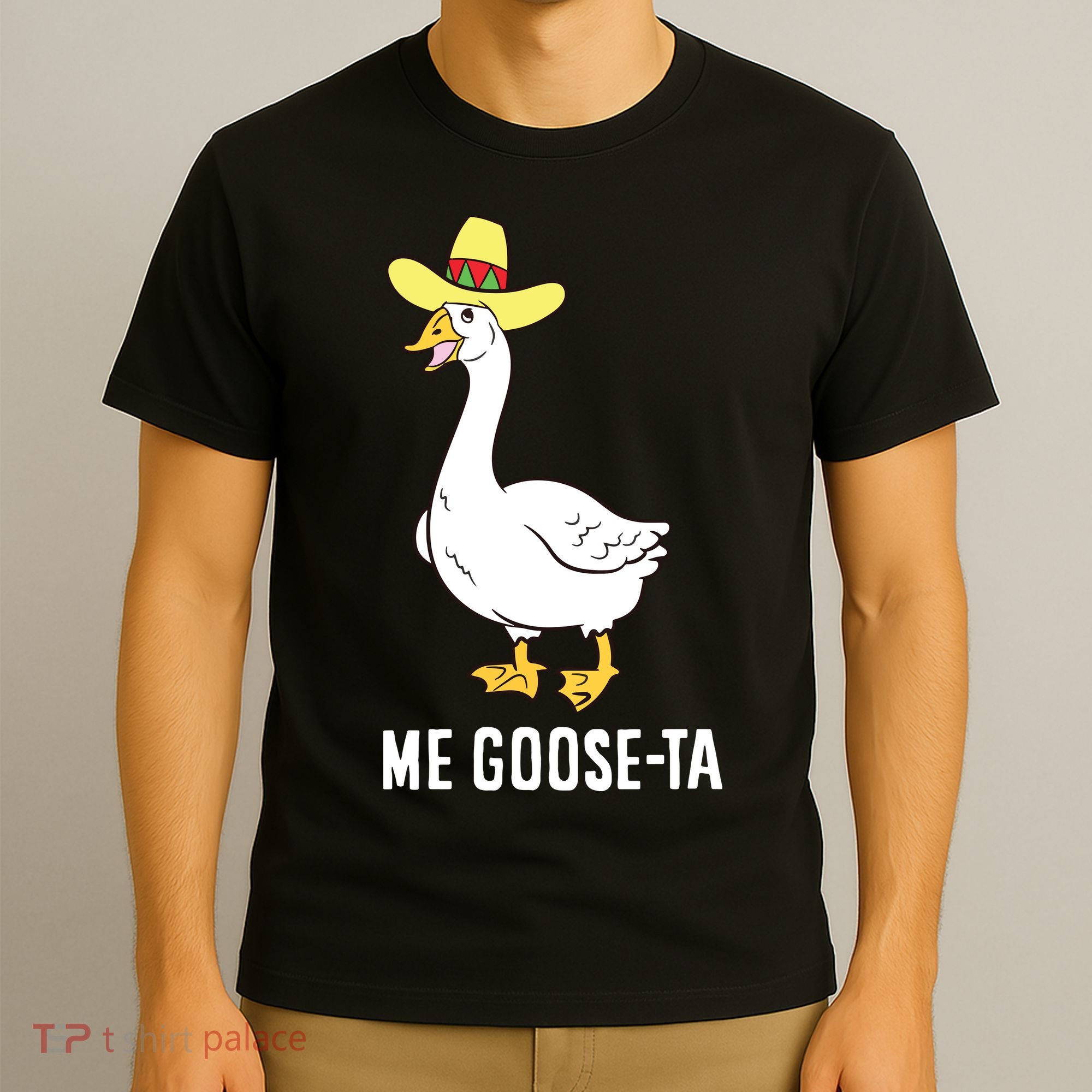 Me Goose Ta Mexican Funny Spanish Goose Pun T-Shirt