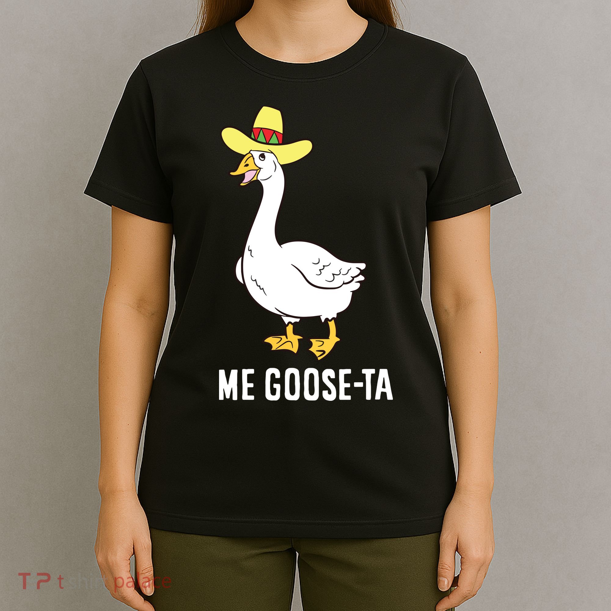 Me Goose Ta Mexican Funny Spanish Goose Pun T-Shirt