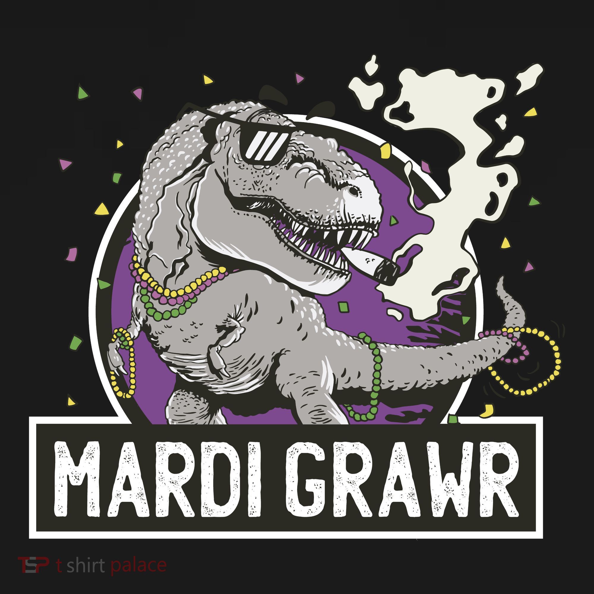 Mardi Grawr T Rex Backpack