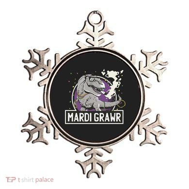 Mardi Grawr T Rex Ornament