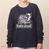 Mardi Grawr T Rex Women's Sweatshirt thumb 0