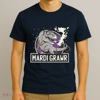 Mardi Grawr T Rex T-Shirt thumb 3