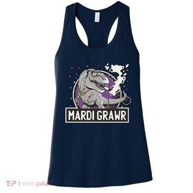 Mardi Grawr T Rex Women's Tank Top