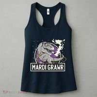Mardi Grawr T Rex Women's Tank Top thumb 3