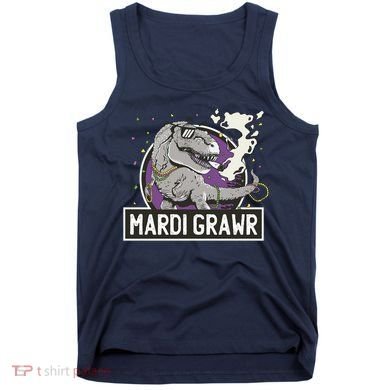 Mardi Grawr T Rex Tank Top