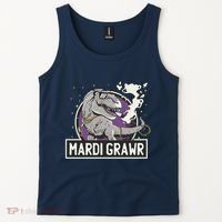 Mardi Grawr T Rex Tank Top thumb 2