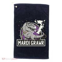Mardi Grawr T Rex Golf Towel thumb 0