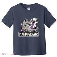 Mardi Grawr T Rex Toddler T-Shirt thumb 0