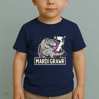 Mardi Grawr T Rex Toddler T-Shirt thumb 2