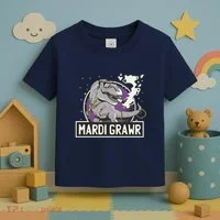 Mardi Grawr T Rex Toddler T-Shirt thumb 3