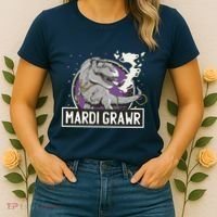 Mardi Grawr T Rex Women's T-Shirt thumb 2