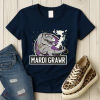Mardi Grawr T Rex Women's T-Shirt thumb 3