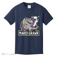 Mardi Grawr T Rex Kids T-Shirt thumb 0