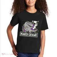 Mardi Grawr T Rex Kids T-Shirt thumb 2
