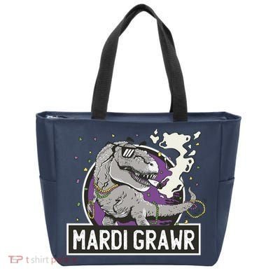 Mardi Grawr T Rex Tote Bag